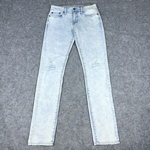 American Eagle Jeans Mens 30x34 Light Blue Skinny Extreme Flex Stretch Denim NEW